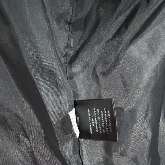 Simply Vera Vera Wang Single Button Blazer Jacket Long Sleeve Size XXL Gray - Picture 9 of 12